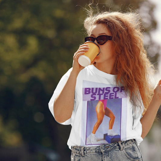 Buns of Steel Retro Women's Graphic Tee