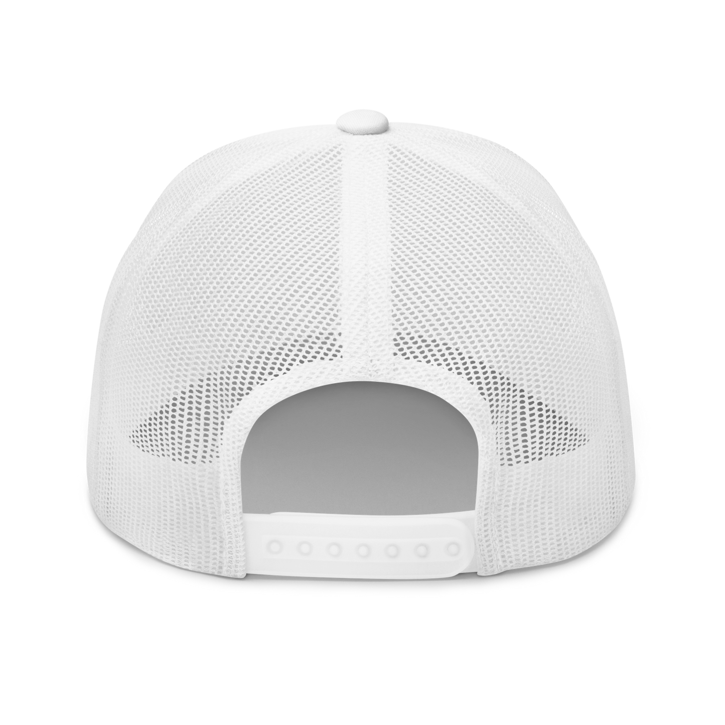 Bent90 Classic Mesh Snapback Unisex Trucker Hat - White