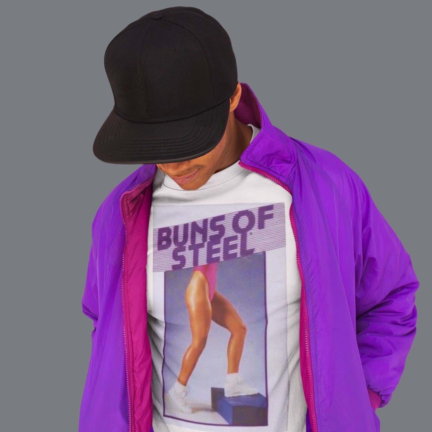 Buns of Steel Retro Men's Graphic Tee